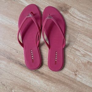 Prada pink thong sandal